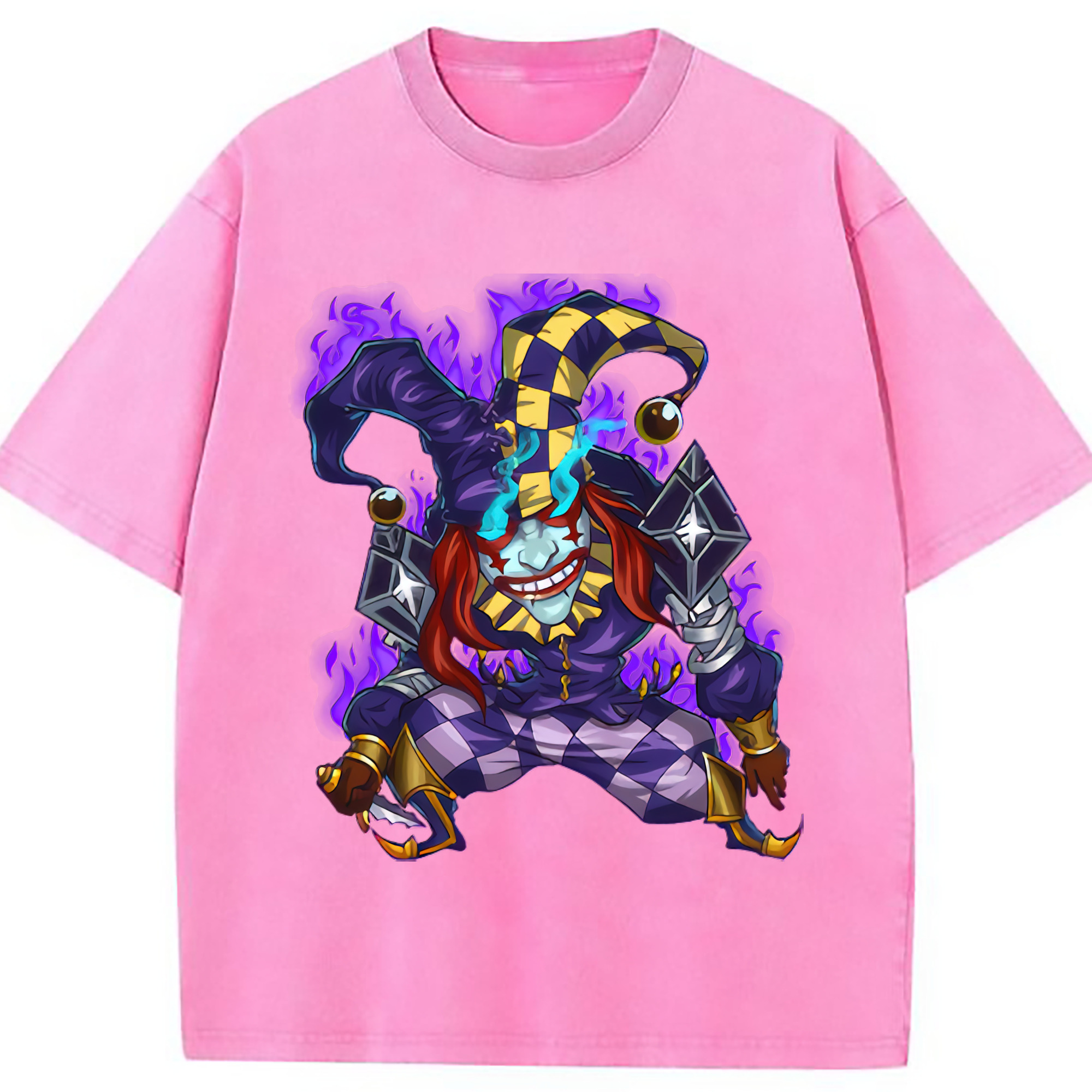 （画像用） リーグ・オブ・レジェンド League of Legends LOL 綿100% ヴィンテージ風 半袖Tシャツ（フロントプリント）
